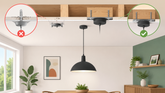 Si può installare una lampada a sospensione su un soffitto in cartongesso?