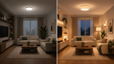 Basta una sola luce principale in soggiorno? Perché le case moderne usano meno illuminazione unica