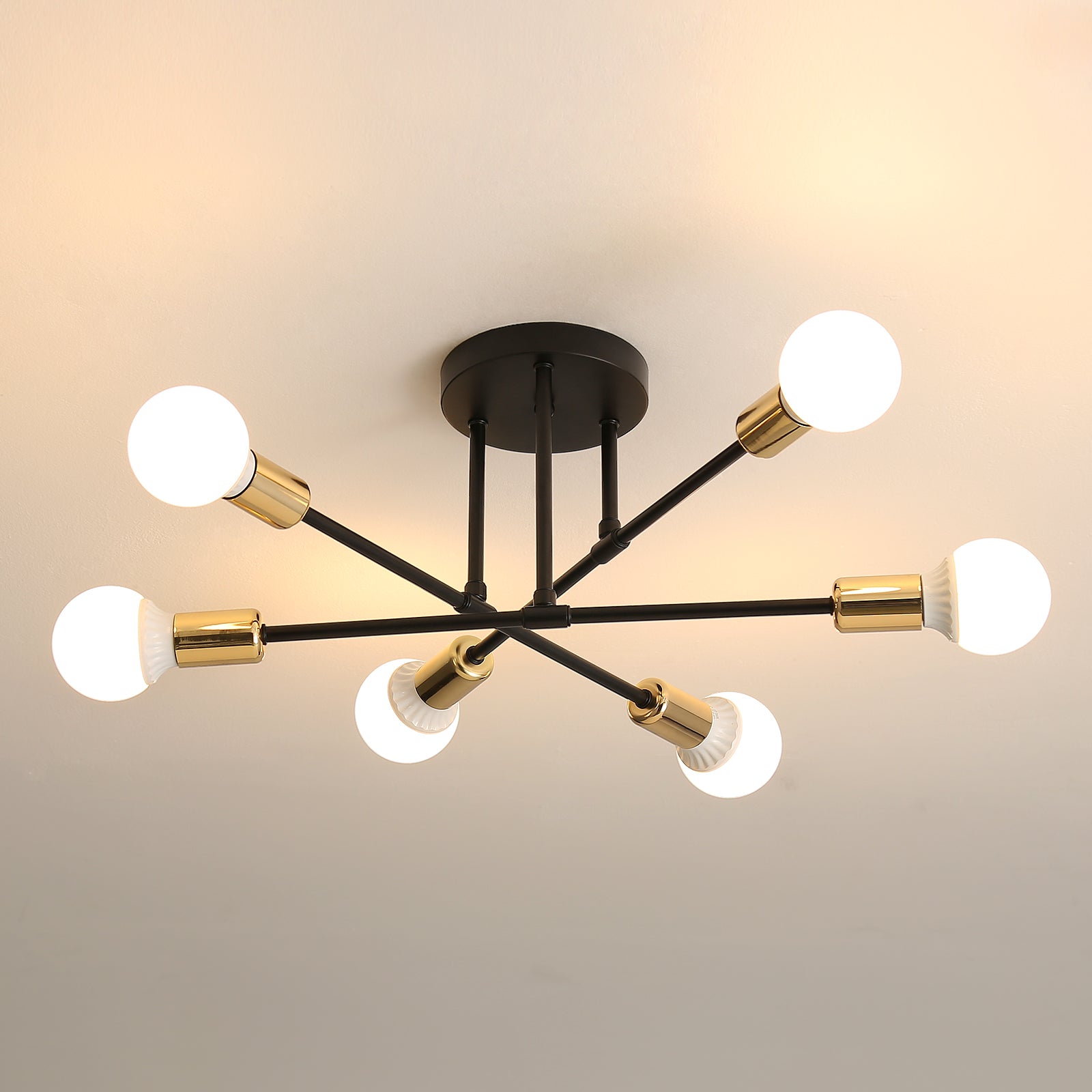 Moderna Sputnik Lampadario 10 Luci Lampadario Paralume Acrilico Lampada Da Soffitto Semplice Oro Plafoniera Sala Da Pranzo Cucina Soggiorno Moderna Sputnik Lampadario 10 Luci Lampadario Paralume Acrilico Lampada Da Soffitto Semplice Oro Plafoniera Sala Da Pranzo Cucina Soggiorno