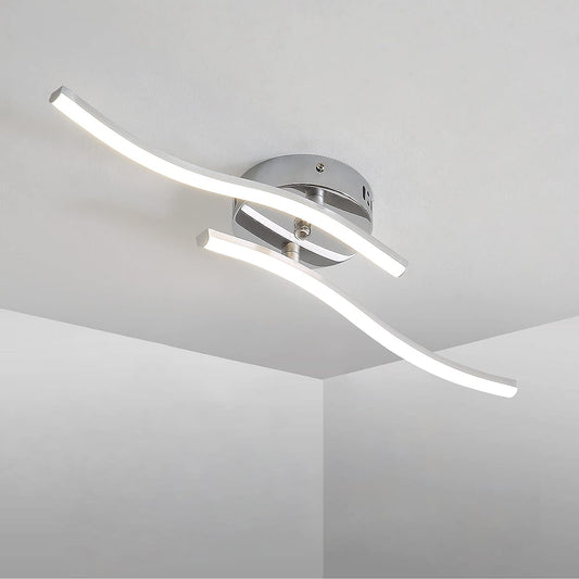 Plafonnier LED Suspension Luminaire en Forme de Vague – Éclairez Votre Espace avec Élégance Moderne