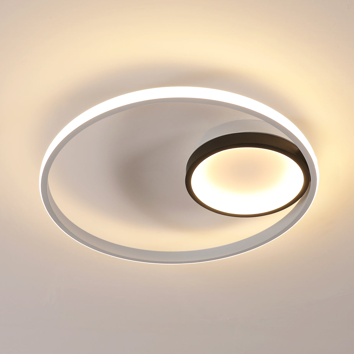 Plafonnier LED rond en aluminium 40W