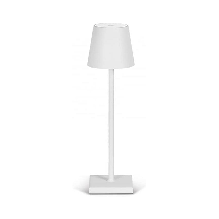 Lampada da tavolo LED senza fili, lampada senza fili ricaricabile 3600 mAh, comandi touch, H38 cm, luce calda 3000K, lampada da tavolo IP44 per camera da letto, sala da pranzo, terrazza