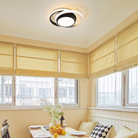 Plafonnier LED rond, Lampe de Plafond moderne 32W
