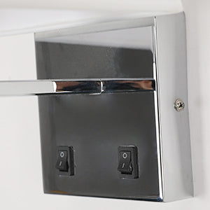 Lampada da comodino, lampada da parete a LED Lampada da lettura Camera da letto Supporto per braccio oscillante E27 Lampada da parete notturna (non include le lampadine)