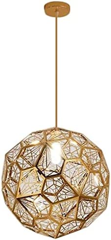 Lampadario moderno di lusso in acciaio inossidabile con sfera di diamanti creativa e paralume a sospensione E27 per soffitto del soggiorno.