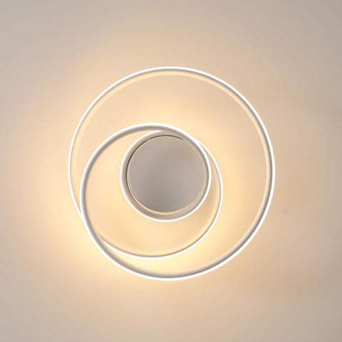 Plafonnier LED, 36W 4000LM Moderne Lampe de Plafond Blanc 3000K, Créative Lustre Led Plafonnier