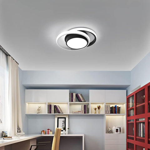 Plafonnier LED rond, Lampe de Plafond moderne 32W