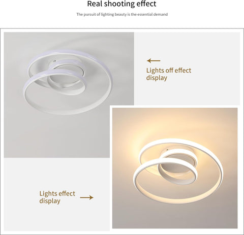 Diagramme de l'effet lumineux du plafonnier
