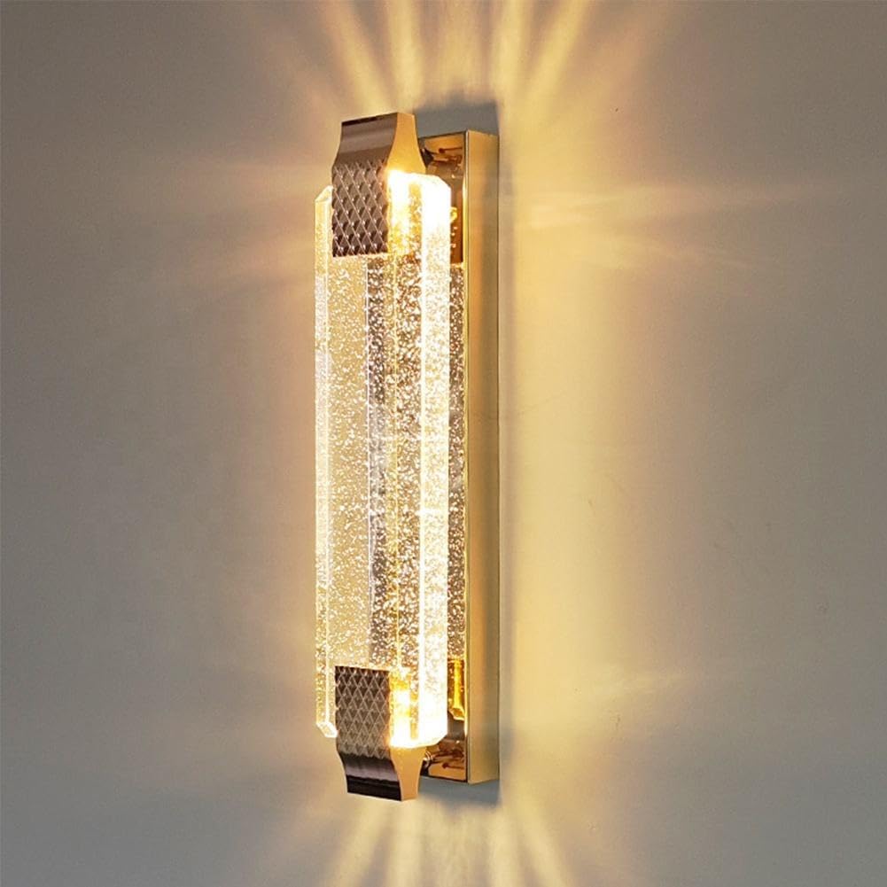 Applique da Parete LED Crystal Gold 12W