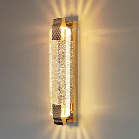 Applique da Parete LED Crystal Gold 12W