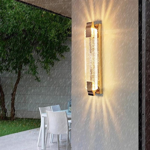 Applique da Parete LED Crystal Gold 12W