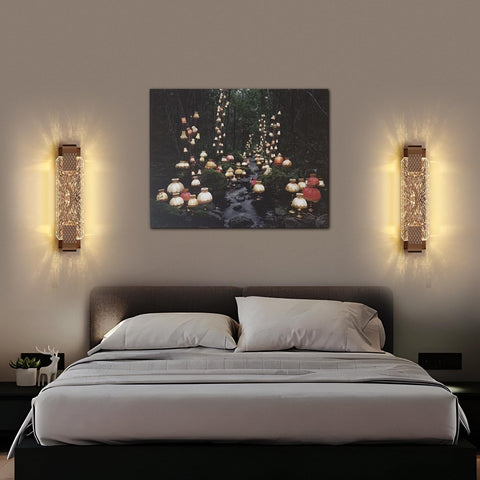 Applique da Parete LED Crystal Gold 12W