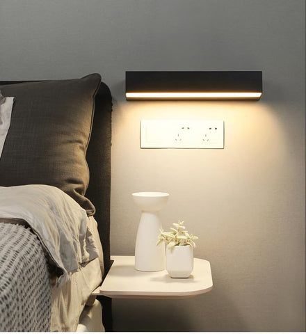 Applique LED da Esterno Moderna 16W Nera IP65 3000K