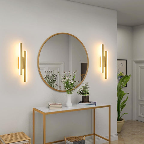 Applique LED Moderna Dorata – Design Lineare