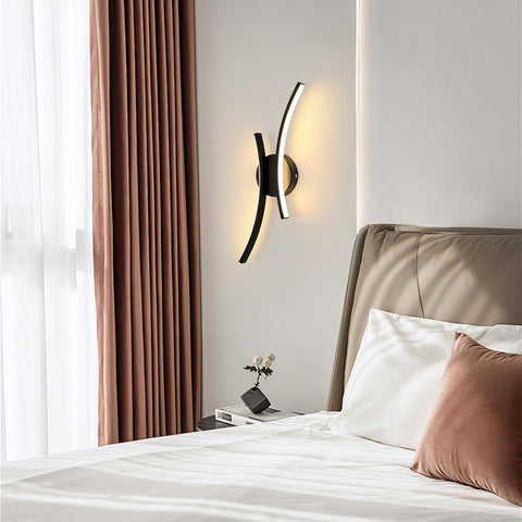 Applique a LED moderna 20W 2250LM nera