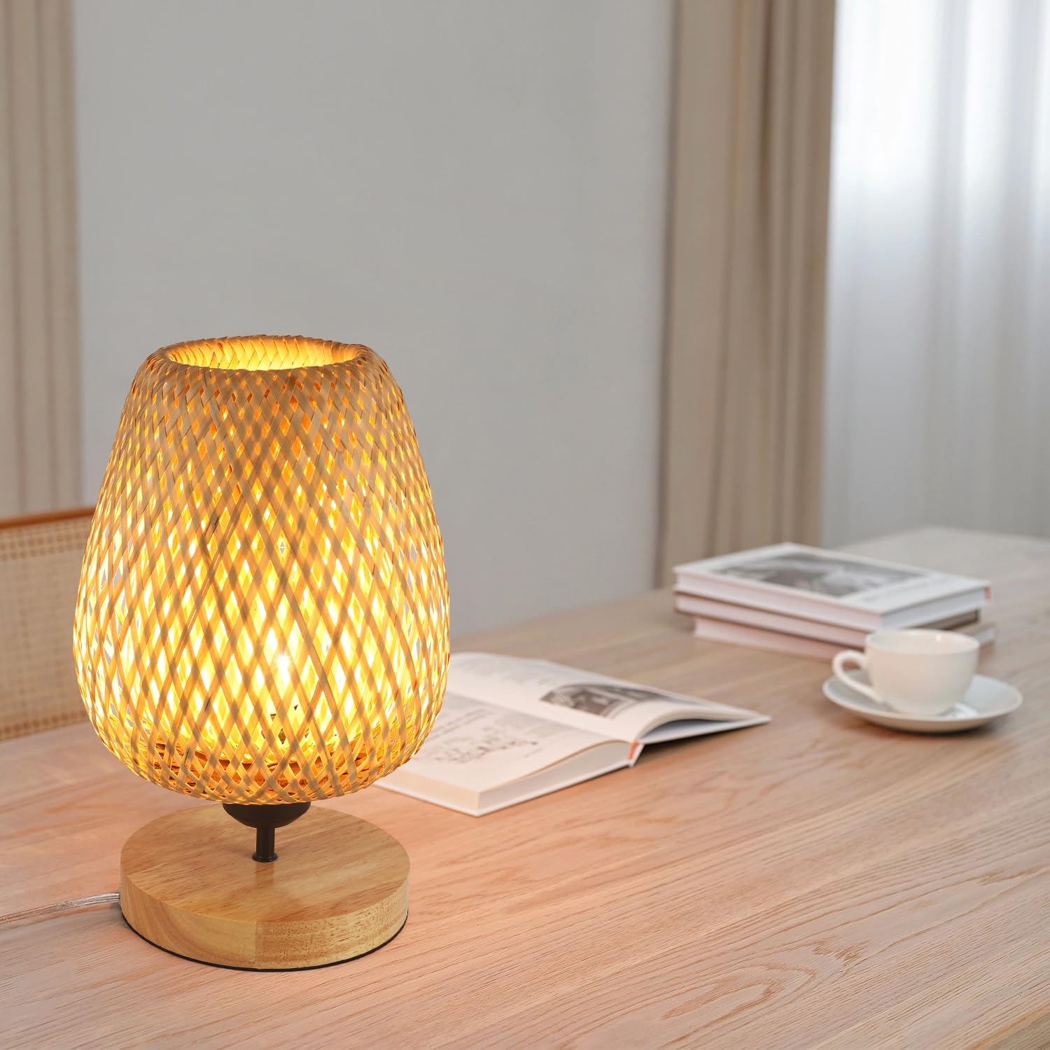 Lampada in Bambù Naturale – Luce Zen