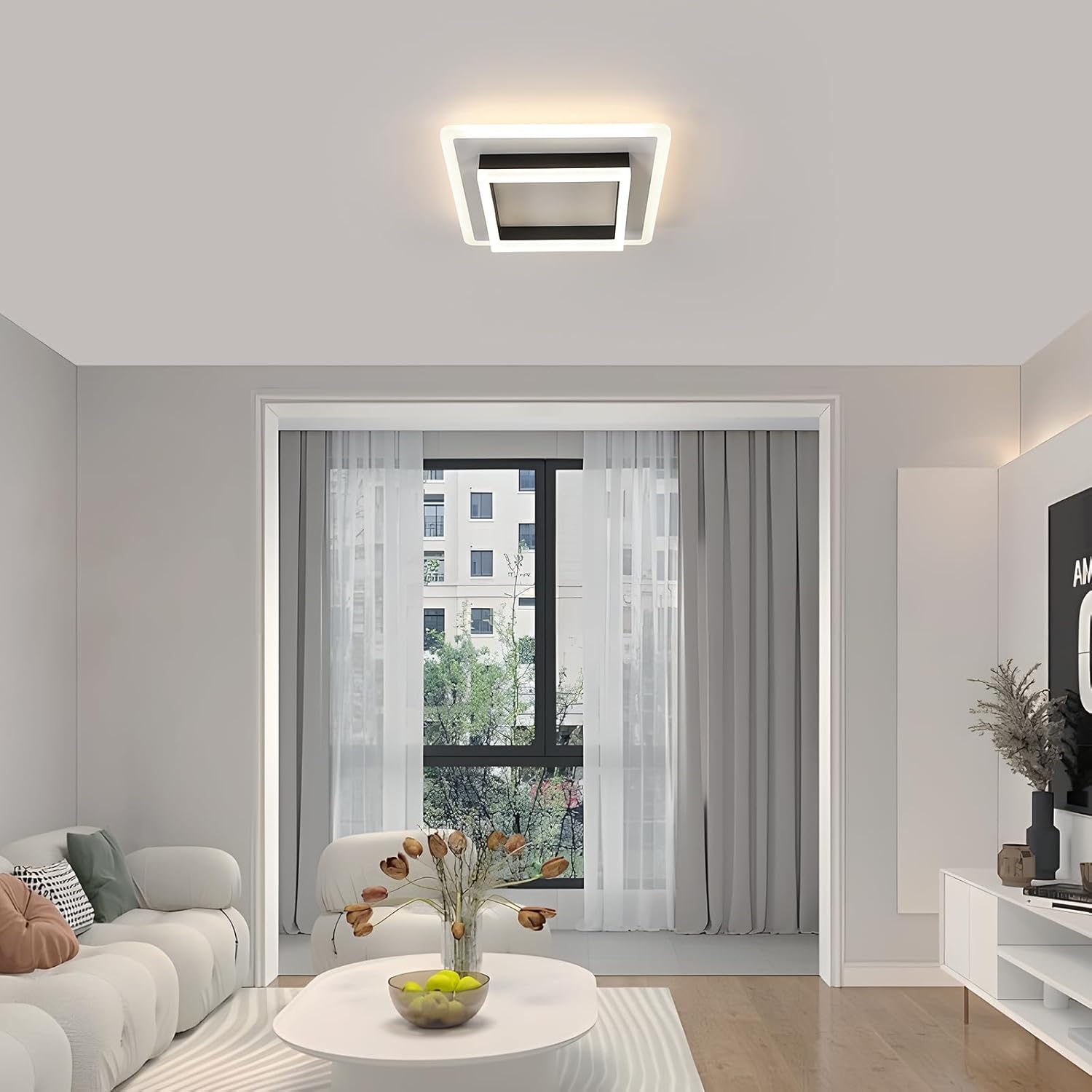 Plafoniera LED Quadrata 4500K