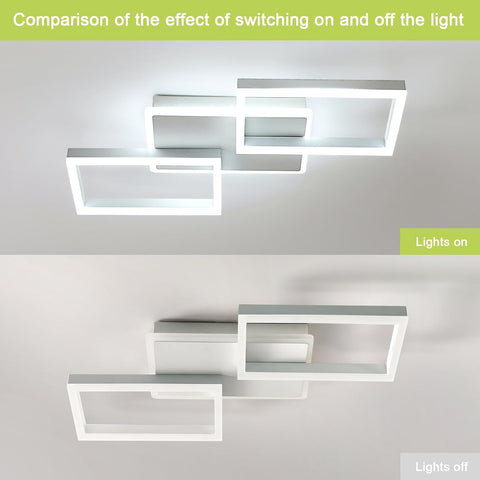 Plafoniera LED Quadrata Moderna 46W