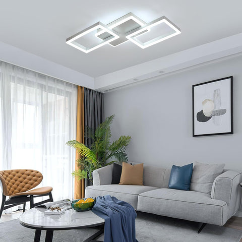 Plafoniera LED Quadrata Moderna 46W