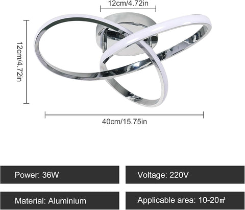Lampada da Soffitto LED Creativa a Forma di Fiore