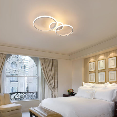 Plafoniera ad anello Lampada da soffitto dimmerabile Lampada da soffitto a LED dimmerabile con telecomando anelli LED, CCT, 72W 3460lm 2700K-6000K, LxPxH 80x60x20 cm Plafoniera ad anello Lampada da soffitto dimmerabile Lampada da soffitto a LED dimmerabile con telecomando anelli LED, CCT, 72W 3460lm 2700K-6000K, LxPxH 80x60x20 cm