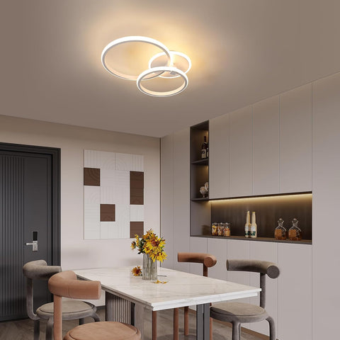 Plafoniera LED Moderna 42W Rotonda Bianco Caldo