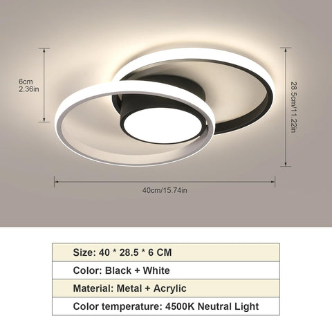 Lampada da Soffitto LED Rotonda Moderna 42W