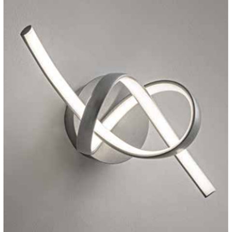Applique da parete a LED in alluminio di forma irregolare, bianca, 38*18*16 cm, luce bianca, adatta per camera da letto, soggiorno, corridoio
