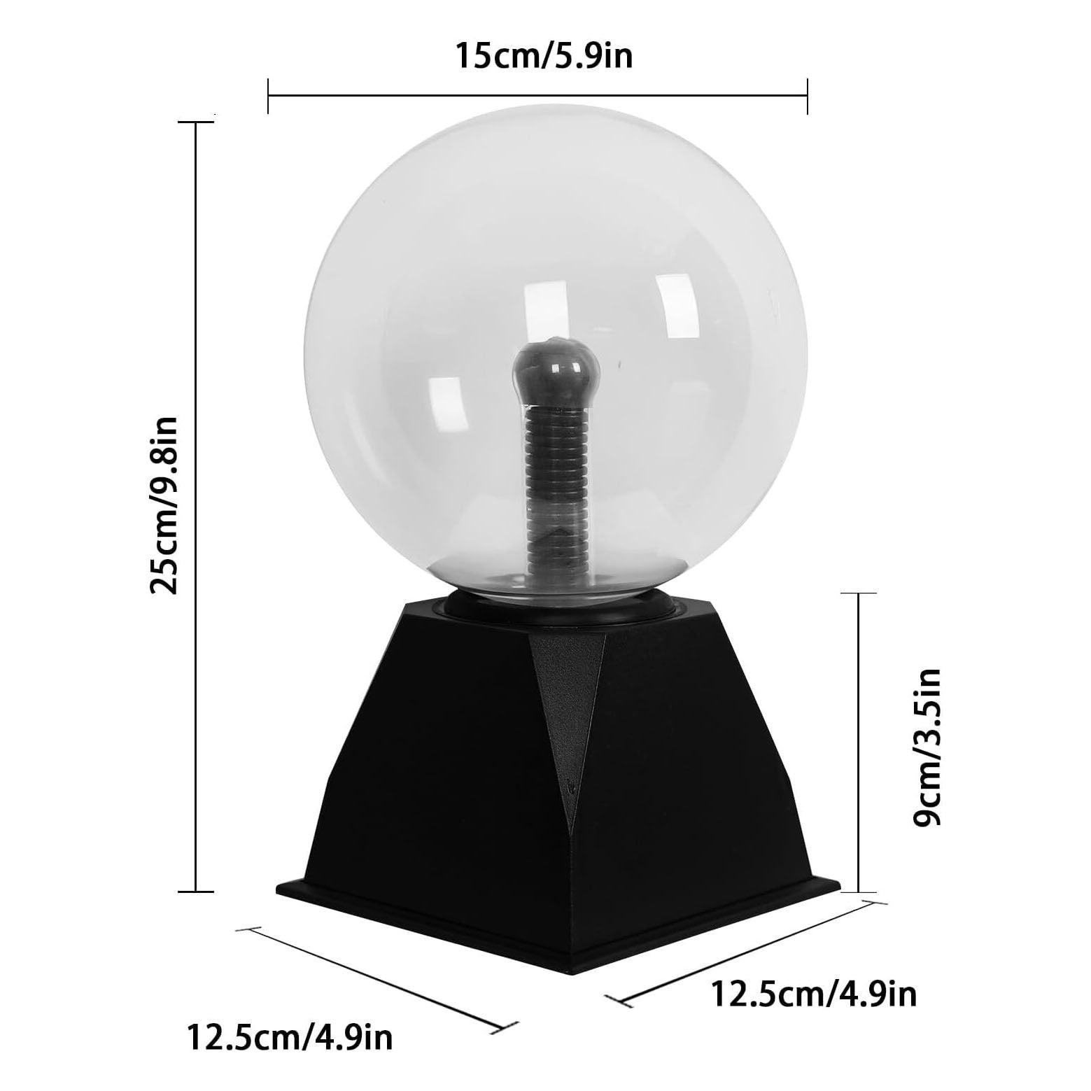 Dessin des dimensions du luminaire