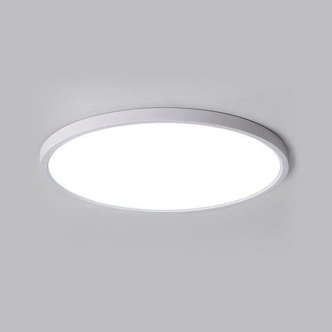 Plafoniera LED ultrasottile da 2 pezzi, rotonda bianca 40 cm, luce bianca fredda 36 W 6500 K, PVC