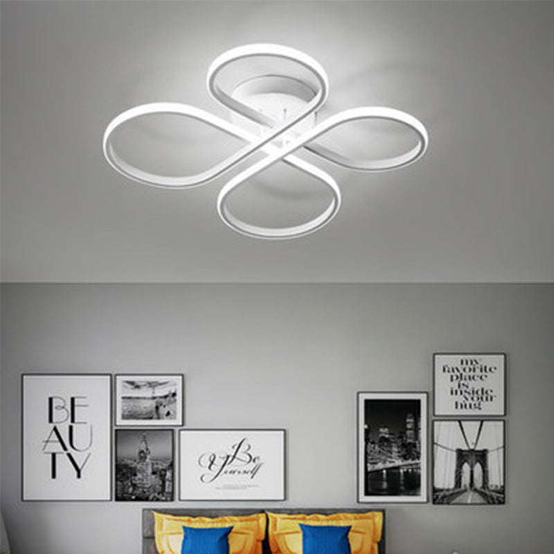 Plafonnier LED blanc moderne 30W 3400LM pour le salon, la chambre à coucher, la cuisine, le couloir, le balcon, la salle à manger, [Classe énergétiqu