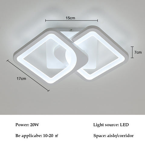 Lampada da parete a LED per interni da 21 W, forma convertibile, per scale interne, soggiorno, camera da letto, dimmerabile 3000 K/4000 K/6500 K