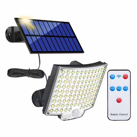 Lampada da parete solare con sensore di movimento per esterni Lampada da parete a LED per cortile giardino corridoio terrazza vicino muro percorso patio villa