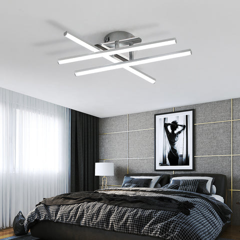 Lampada da soffitto a LED, Plafoniera a LED minimalista da 18 W, Luci bianche fredde, 6500K, LED integrati, Plafoniera per camera da letto, soggiorno, sala da pranzo, IP20
