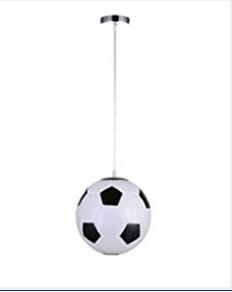 Plafoniera da calcio a 1 pezzo, Lampadario per cameretta per bambini, Illuminazione per interni, Lampadario per personalità creativa, Soggiorno Sala da pranzo Camera da letto Illuminazione calda senza lampadine