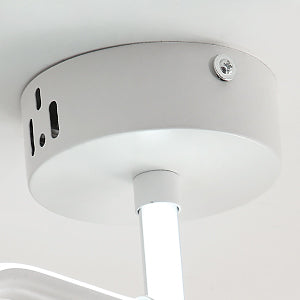 Plafoniera a LED da 16 W, moderna lampada da soffitto in metallo acrilico e alluminio, luce bianca 6000 K, moderna plafoniera a LED per soggiorno, camera da letto e cucina.