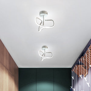 Plafoniera a LED da 16 W, moderna lampada da soffitto in metallo acrilico e alluminio, luce bianca 6000 K, moderna plafoniera a LED per soggiorno, camera da letto e cucina.