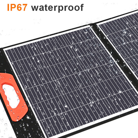 Kit pannello solare pieghevole portatile monocristallino da 200 W con 1 porta USB per esterno