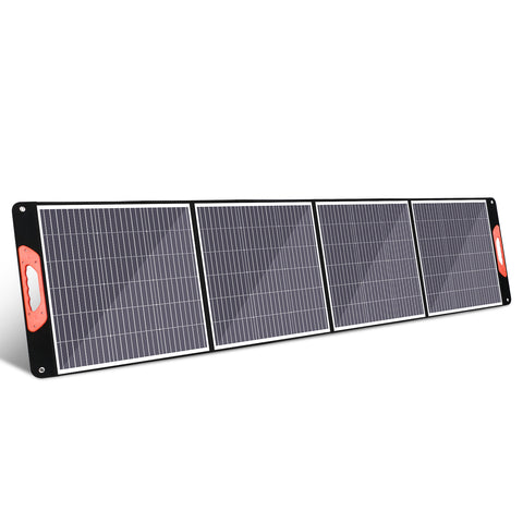 Kit pannello solare pieghevole portatile monocristallino da 200 W con 1 porta USB per esterno