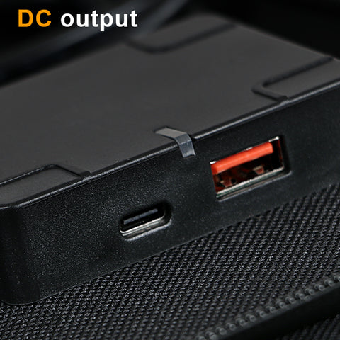 Pannello solare MonocBN efficiente pieghevole da 75 W, borsa pieghevole da viaggio per caricatore esterno con 3 pannelli solari DC/USB/TYPE-C