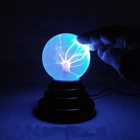 Sfera al plasma sensibile al suono e al tocco con presa USB Sfera magica per decorazioni, camera da letto e regali per bambini