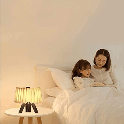 Lampada a led per libri Lampada pieghevole magnetica mini lampada a led di carta ricaricabile tramite USB 2 modalità colore 1700mAh Luce notturna per bambini per bambini, fidanzata, regalo, genitori, decorazioni per la casa