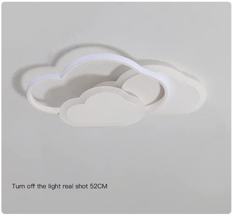Plafoniera a LED, illuminazione da soffitto per interni, lampadario in acrilico bianco da 36 W, lampada da soffitto a forma di nuvola per camera da letto, soggiorno, sala da pranzo, luce calda 3000 K.