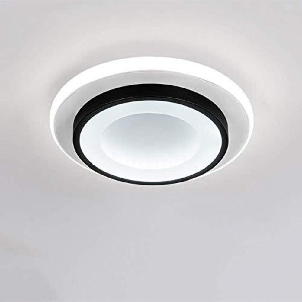 Plafoniera a LED, lampada da soffitto nordica da 20 W per corridoi, soggiorno, camera da letto, diametro 24 cm, 3000 K-6500 K rotonda 