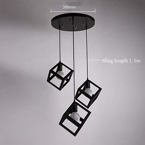 Lampadario moderno in cristallo a LED Lampada di design artistico creativo dimmerabile Lampade da soffitto chic in stile classico per sala da pranzo camera da letto (NERO)