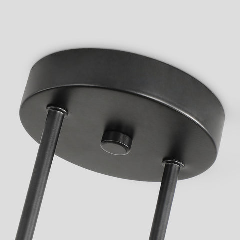 Lampadario moderno Sputnik, lampada a sospensione industriale a 4 luci, plafoniera con montaggio a semi-incasso E27 per sala da pranzo, soggiorno, cucina, ufficio, bar, ristorante (lampadina non inclusa)
