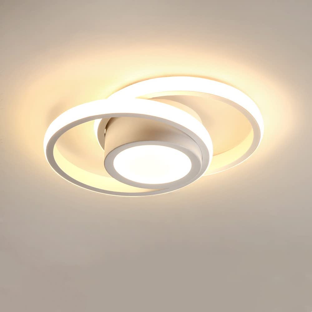 Plafonnier LED Rond, Lampe de Plafond Moderne 32W 2400LM