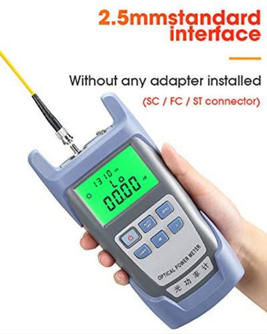 Fotometro per fibra ottica FTTH Tester per cavi ottici Tester per fibra ottica da -70 dBm a +10 dBm