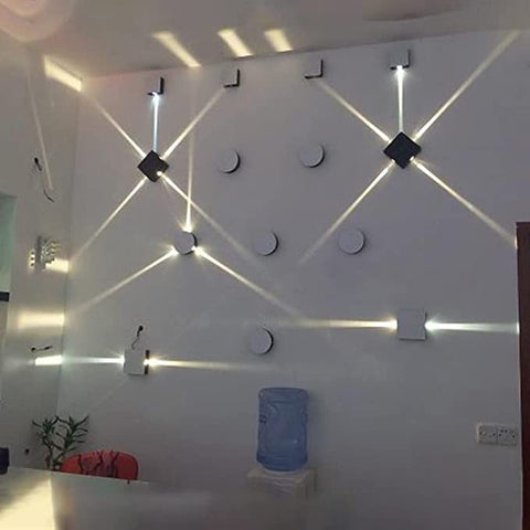 Lampada da parete a LED, Lampada da parete a LED SCONCE STAR Cross Star Light Star per corridoio corridoio Bianco caldo, Lampada da parete Echance