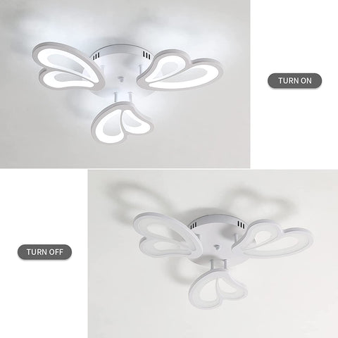 Plafoniera LED 45W, Lampada da soffitto LED 4050LM 6500K per Bagno Cucina Soggiorno Camera da letto Balcone Garage